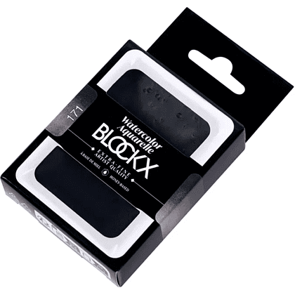 Краски акварельные "Blockx. Giant pan", 171 слоновая кость черная, 18 мл., кювета - 2