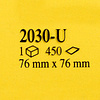 Бумага для заметок на клейкой основе "Post-it Classic Ультра", 76x76 мм, 450 листов, ассорти - 3