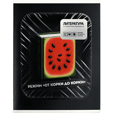 Тетрадь предметная "Режим "от корки до корки". Литература", А5, 48 листов, линейка