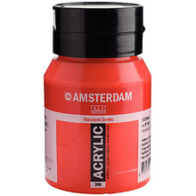 Краски акриловые "Amsterdam", 396 красный нафтоловый средний, 500 мл