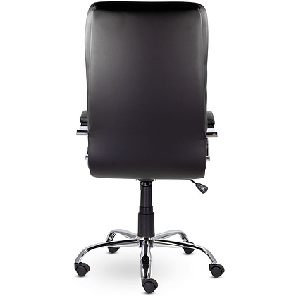 Кресло для руководителя UTFC Орион В хром, экокожа, черный  - 4
