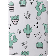 Обложка для паспорта "Succulents", разноцветный