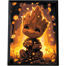 Картина по номерам "Малыш Грут"