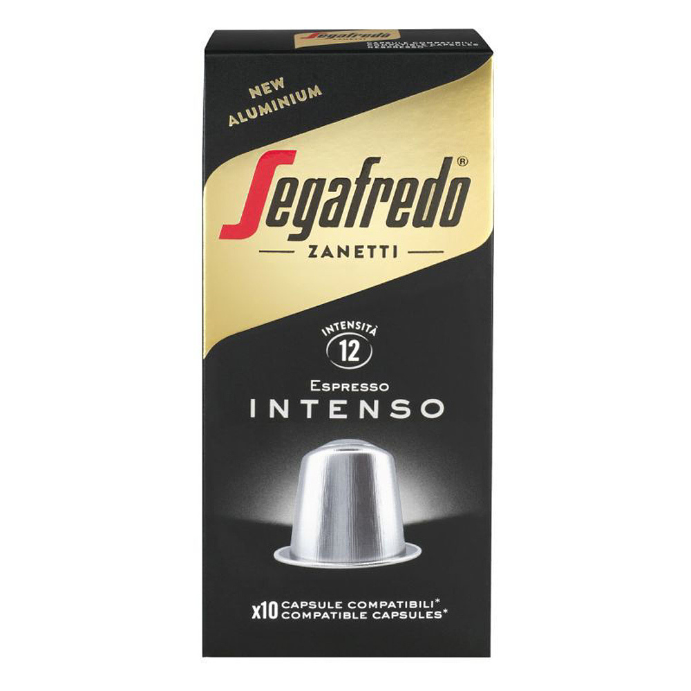 Капсулы "Segafredo" Intenso для кофемашин Nespresso, 10 порций