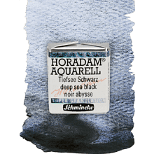 Краски акварельные "Schmincke Horadam", 955 черный deep sea, полукювета