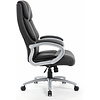 Кресло для руководителя BRABIX "Premium Blocks HD-008", экокожа, металл, черный - 3