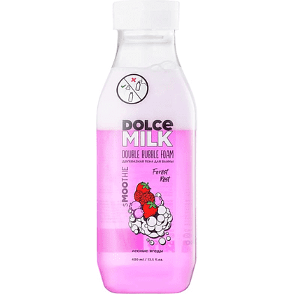 Пена для ванны двухфазная "DOLCE MILK", 400 мл, лесные ягоды