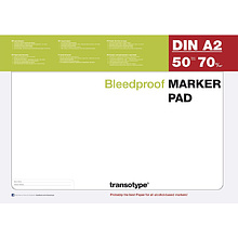 Блок-склейка бумаги для маркеров "Marker Pad", A2, 70 г/м2, 50 листов