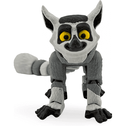 Игрушка 3D "Лемур Лем цветной" - 2