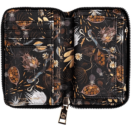 Кошелек "Flora. Ночные цветы", черный - 2