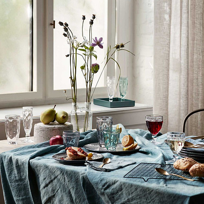 Набор стаканов "Brindisi", стекло, 270 мл, 6 шт, антрацит - 5