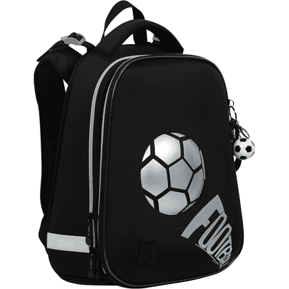 Рюкзак школьный "ERGO First Football style", черный - 2