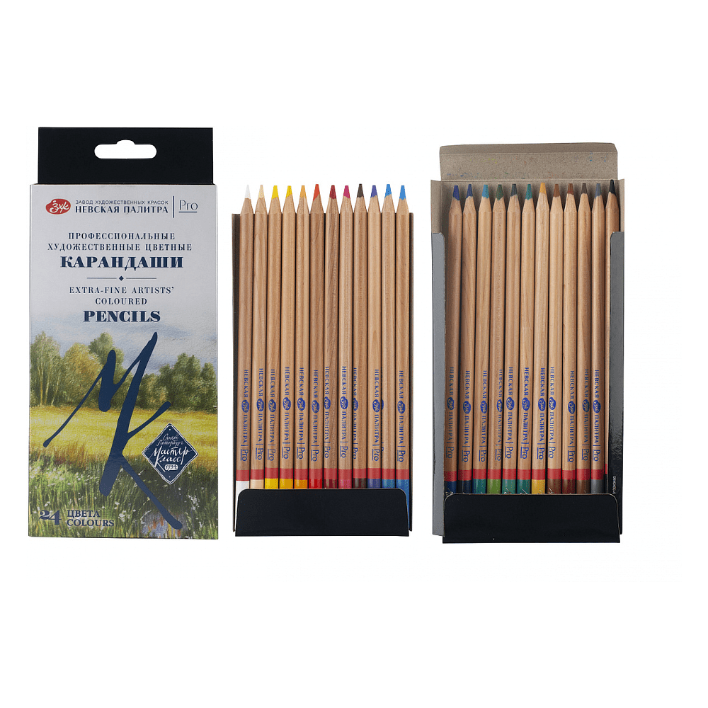 Цветные карандаши "Мастер-Класс", в картонной коробке, 24 цвета - 2