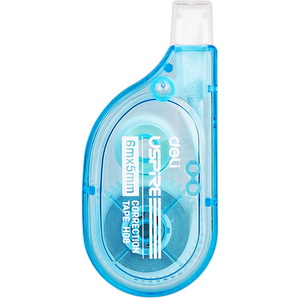 Корректор роллер "Uspire", 6х5 м/мм, голубой