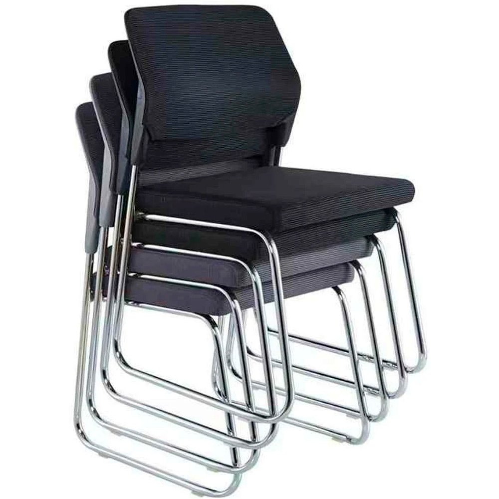 Кресло д/посетителей SitUp SKY Chrome сетка, черный - 4