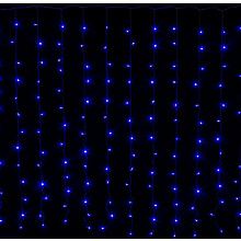 Гирлянда LED "Занавес", 2x2 м, синий