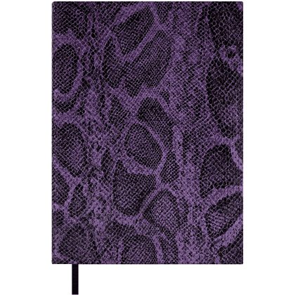 Ежедневник недатированный "Питон", А6+, 320 страниц, линейка, фиолетовый