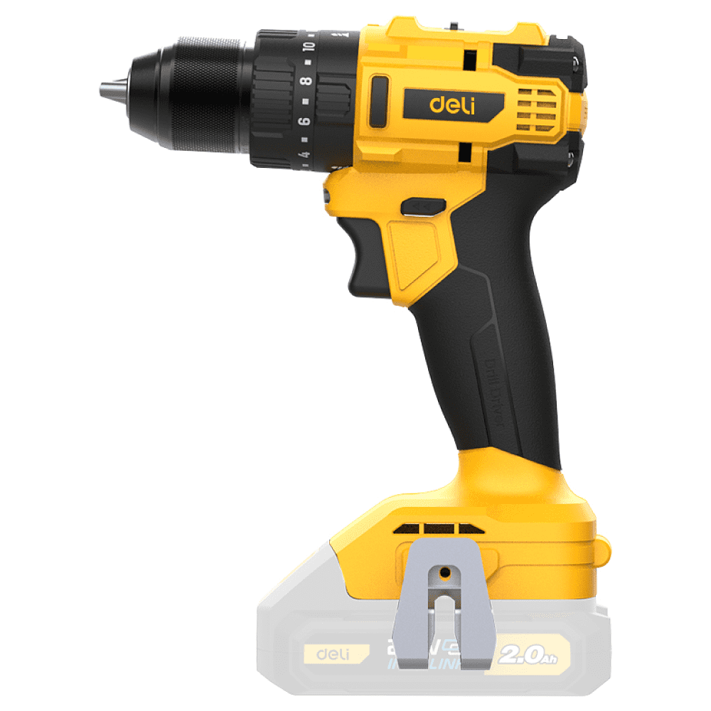 Аккумуляторная дрель-шуруповерт Deli YS DC150Z, 20 В, 50 Нм, без АКБ и З/У, коробка - 2 Аккумуляторная дрель-шуруповерт Deli YS DC150Z, 20 В, 50 Нм, без АКБ и З/У, коробка - 2