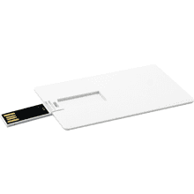 USB Flash 2.0 16 Gb VDK-009, пластик, кредитка, белый 