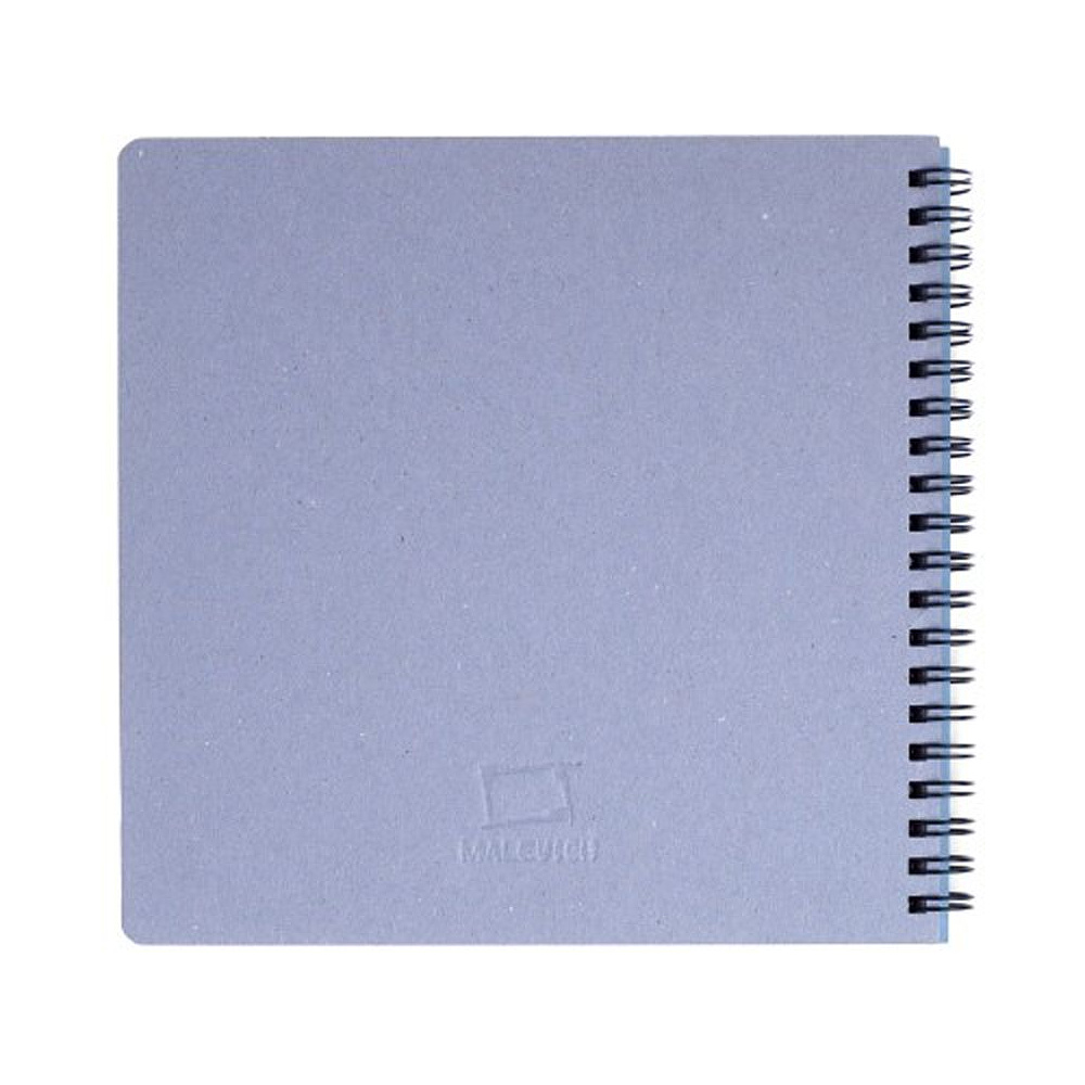 Скетчбук для акварели "Малевичъ", 18x18 см, 300 г/м2, 20 листов, синий - 2