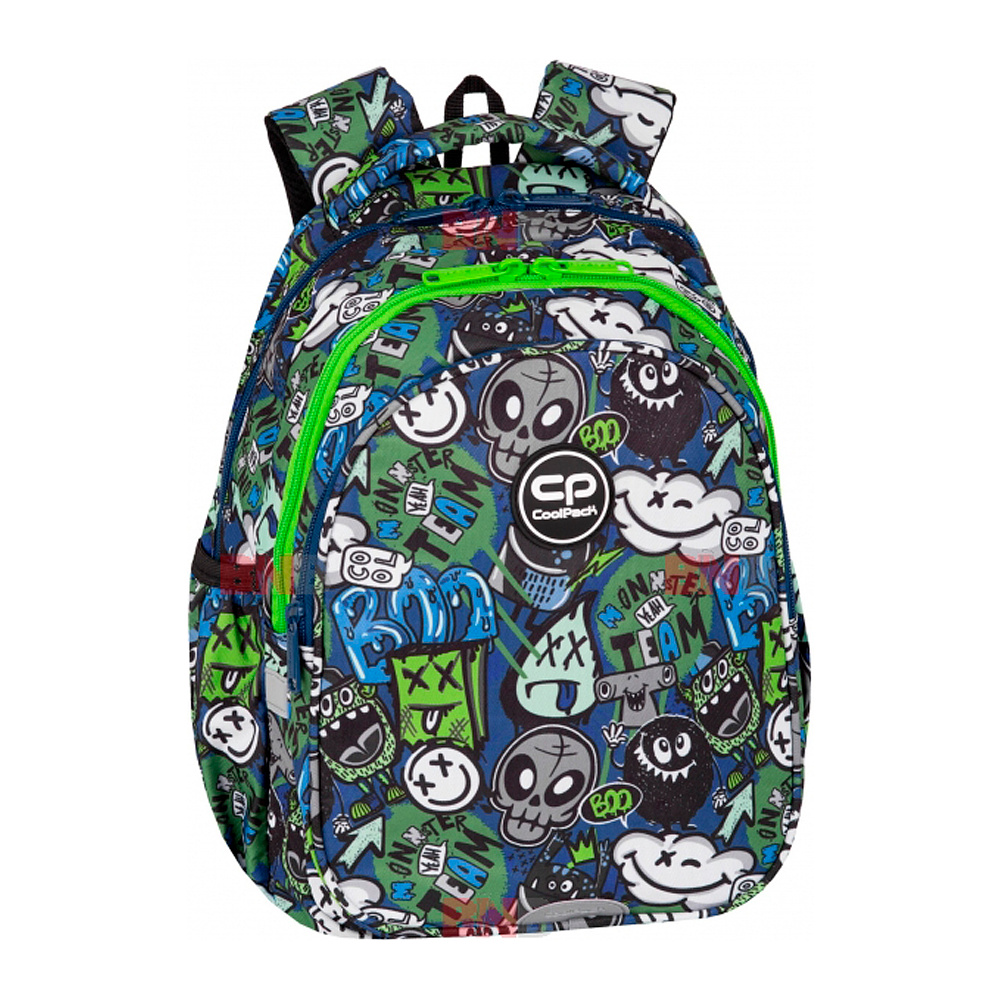 Рюкзак школьный Coolpack "Monster team", разноцветный