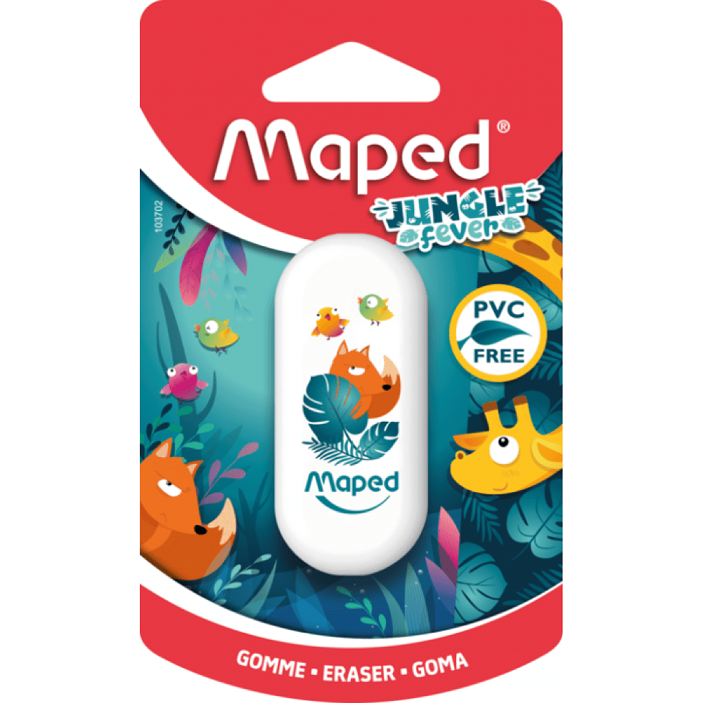 Ластик Maped "Jungle fever", 1 шт, белый - 3