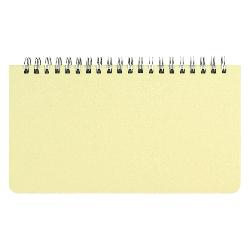 Планер недатированный "Бьянчини", 190х110 мм, 68 листов, желтый