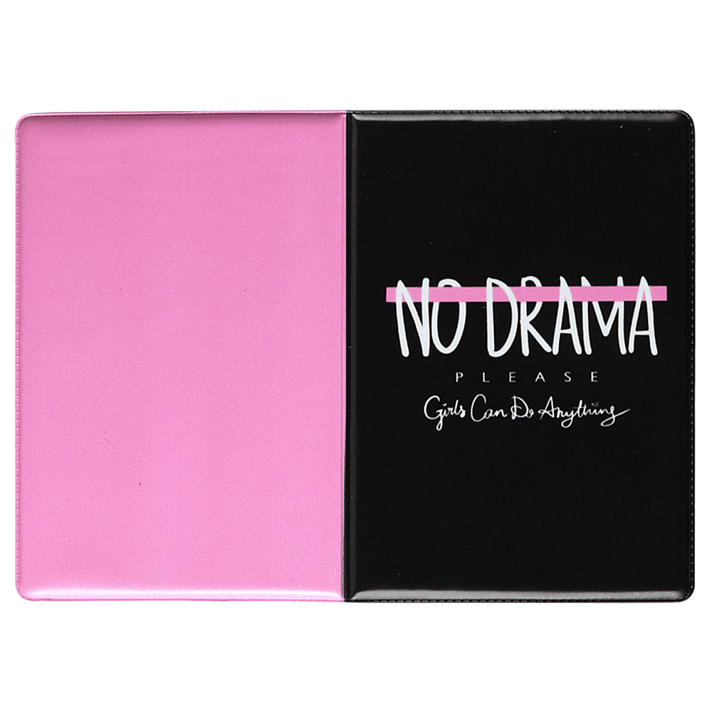 Обложка для паспорта "No Drama", черный - 4