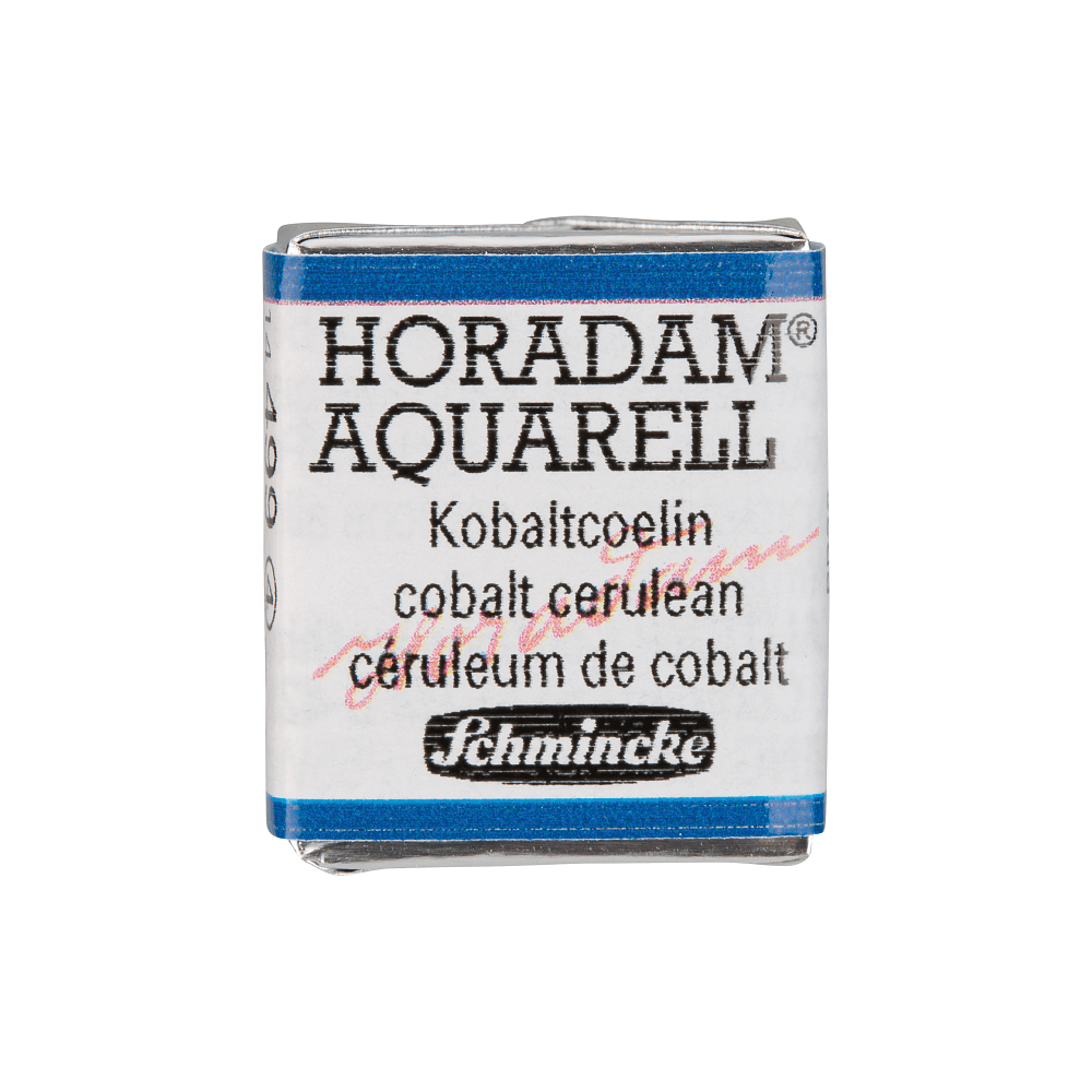 Краски акварельные "Schmincke Horadam", 499 кобальт церулеум, полукювета