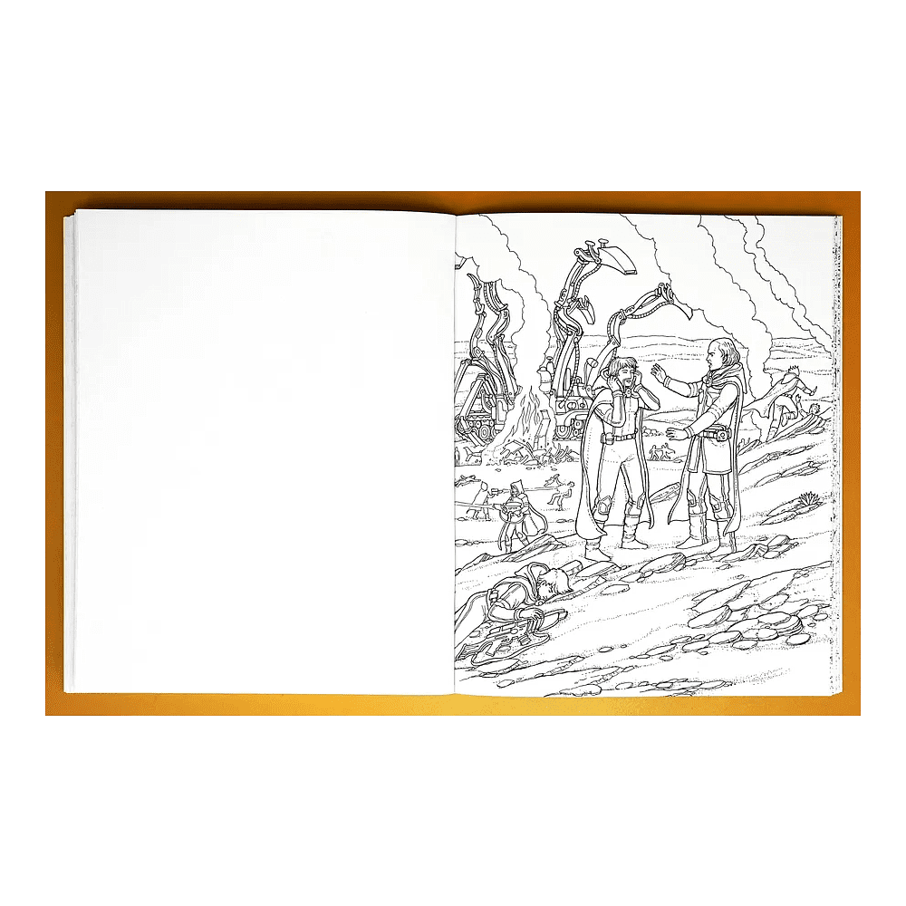 Раскраска на английском языке "Colouring Book. The Official Dune" - 6