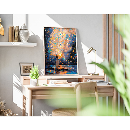 Картина по номерам "Девочка со звёздами" - 5 Картина по номерам "Девочка со звёздами" - 5