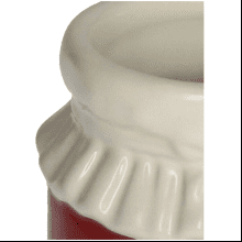 Кашпо керамическое "Strawberry Jam", 8.5х8.5х9.7 см, красный