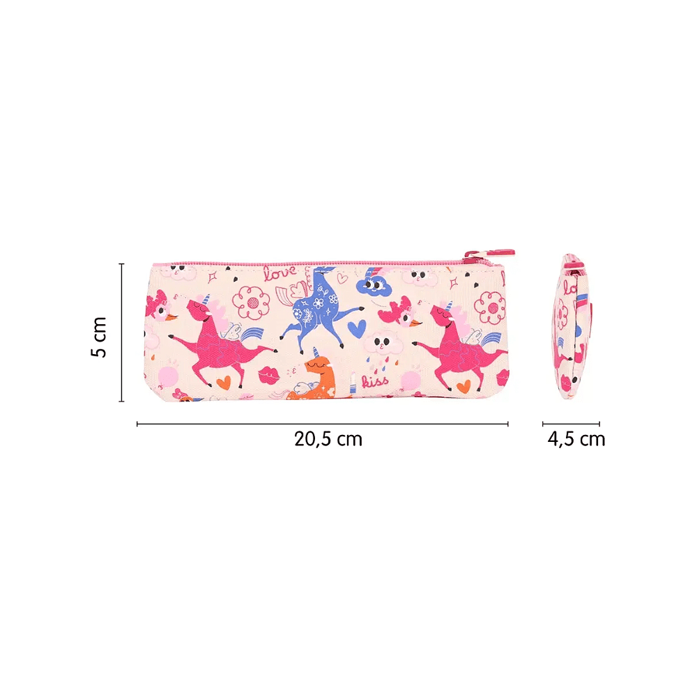 Пенал "Flowicorn", 1 отделение - 2