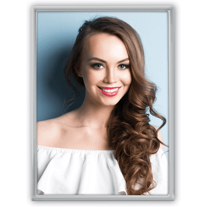 Фоторамка "SILVIA", 10х15 см, металл со стеклом, серебристый