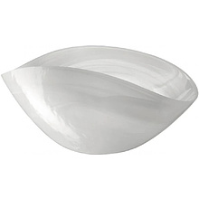 Чаша стеклянная "Alabastro", 38х20 см, белый