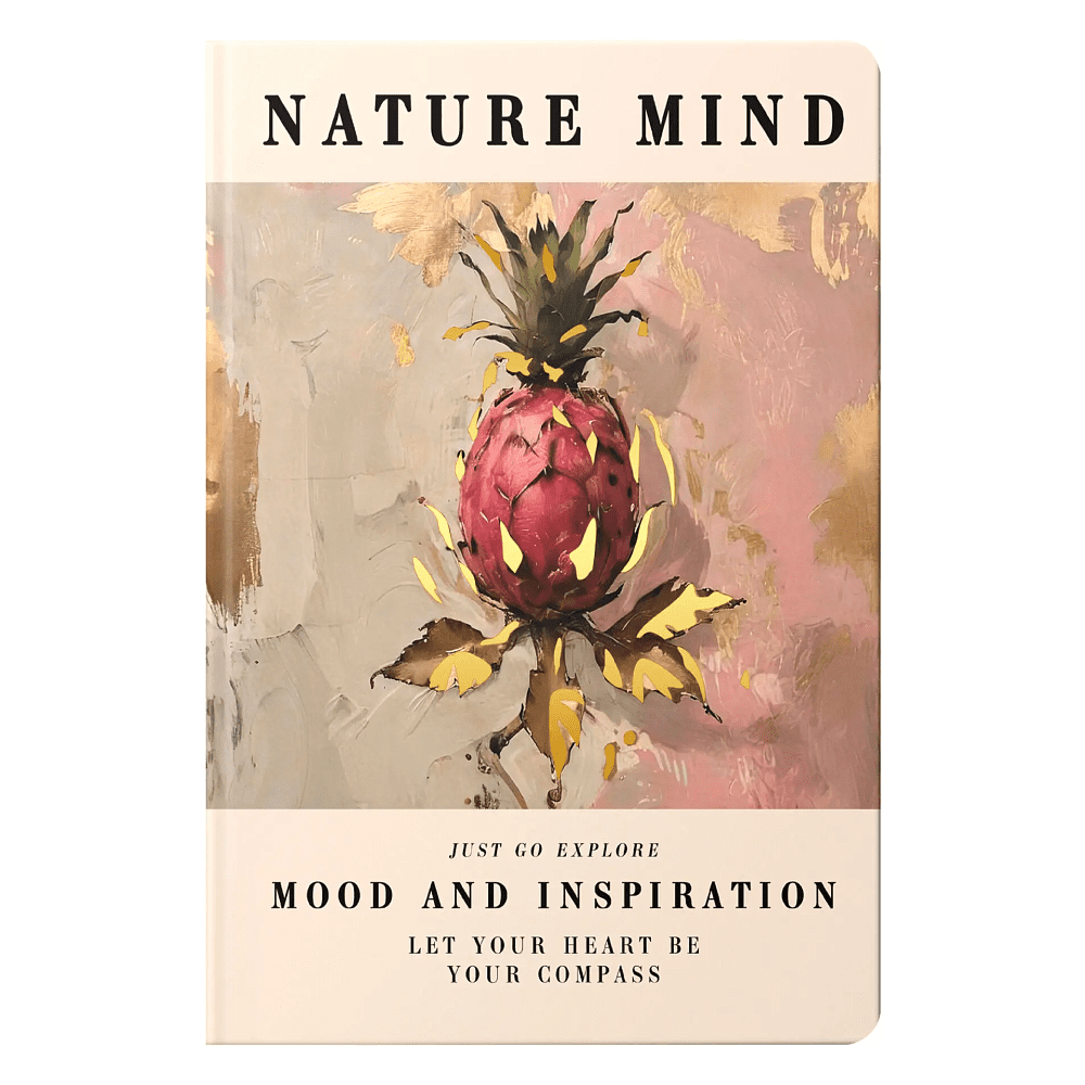 Тетрадь "Jane. Nature Mind", А4, 40 листов, клетка, скоба сбоку, бежевый