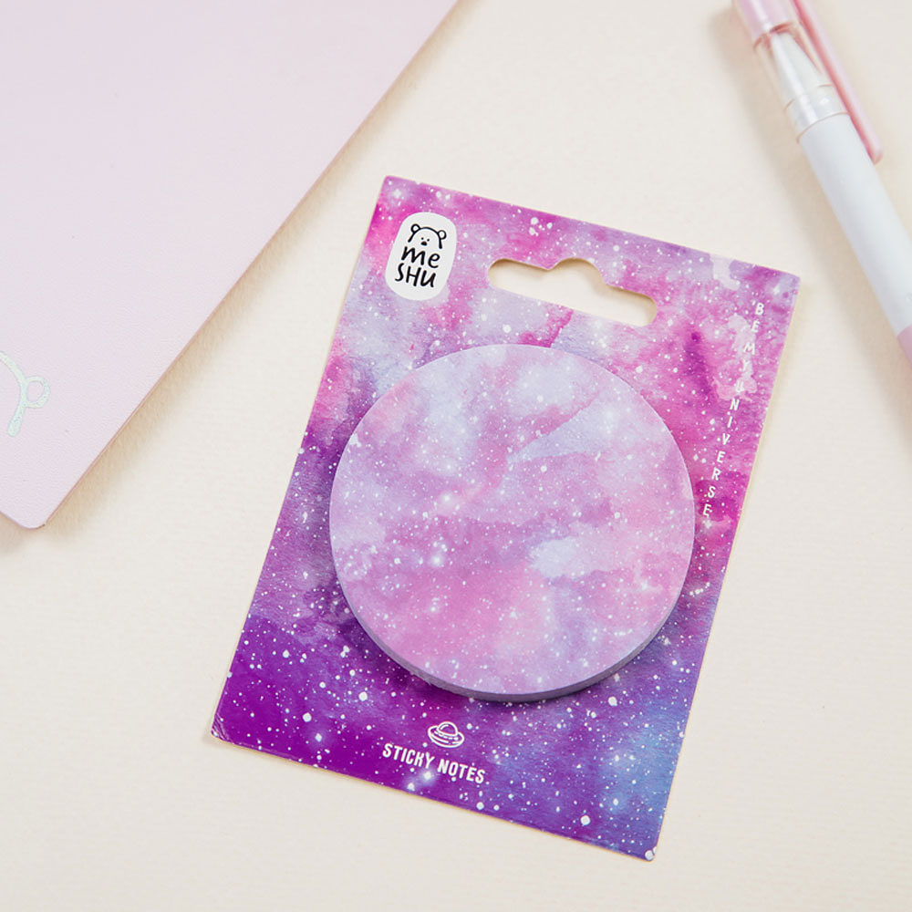 Бумага для заметок "Galaxy. Pink", 60 мм, 50 листов, розовый - 3