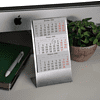 Календарь настольный "9562" 2026-2027, серебристый - 2