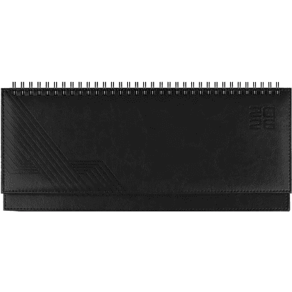 Планинг датированный "Сафир", 310х130 мм, 64 листа, черный, 2026