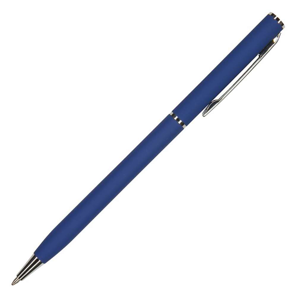 Ручка шариковая автоматическая "Palermo", 0.7 мм, синий, серебристый, стерж. синий