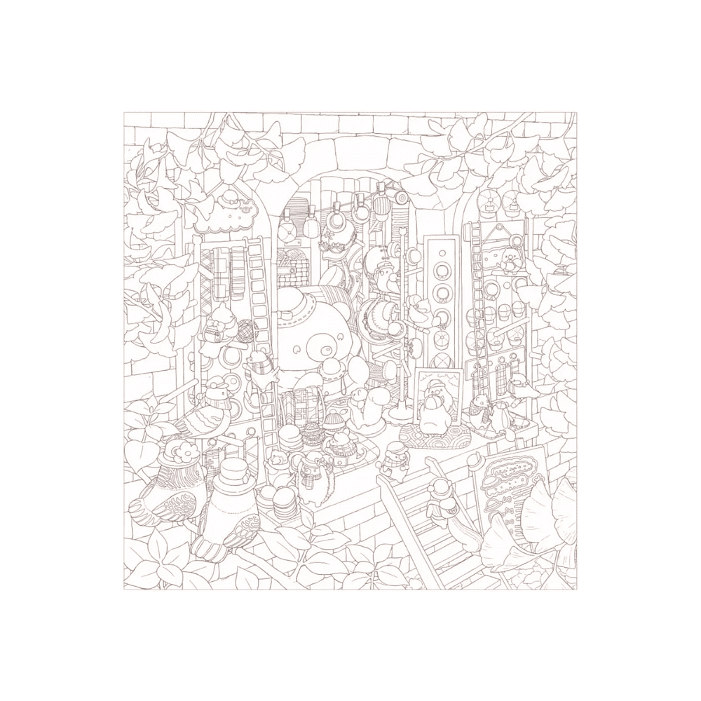 Раскраска "Медвежья страна. Самая плюшевая раскраска", Chip - 7