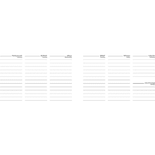 Еженедельник недатированный "Creator. Honey Myrtles", А6, 64 листа, желтый