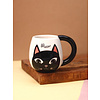 Кружка керамическая "Sly cat", 380 мл, черный, белый - 4