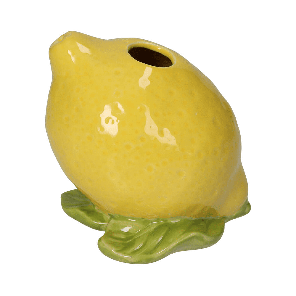 Ваза "Lemon", керамика, желтый - 2