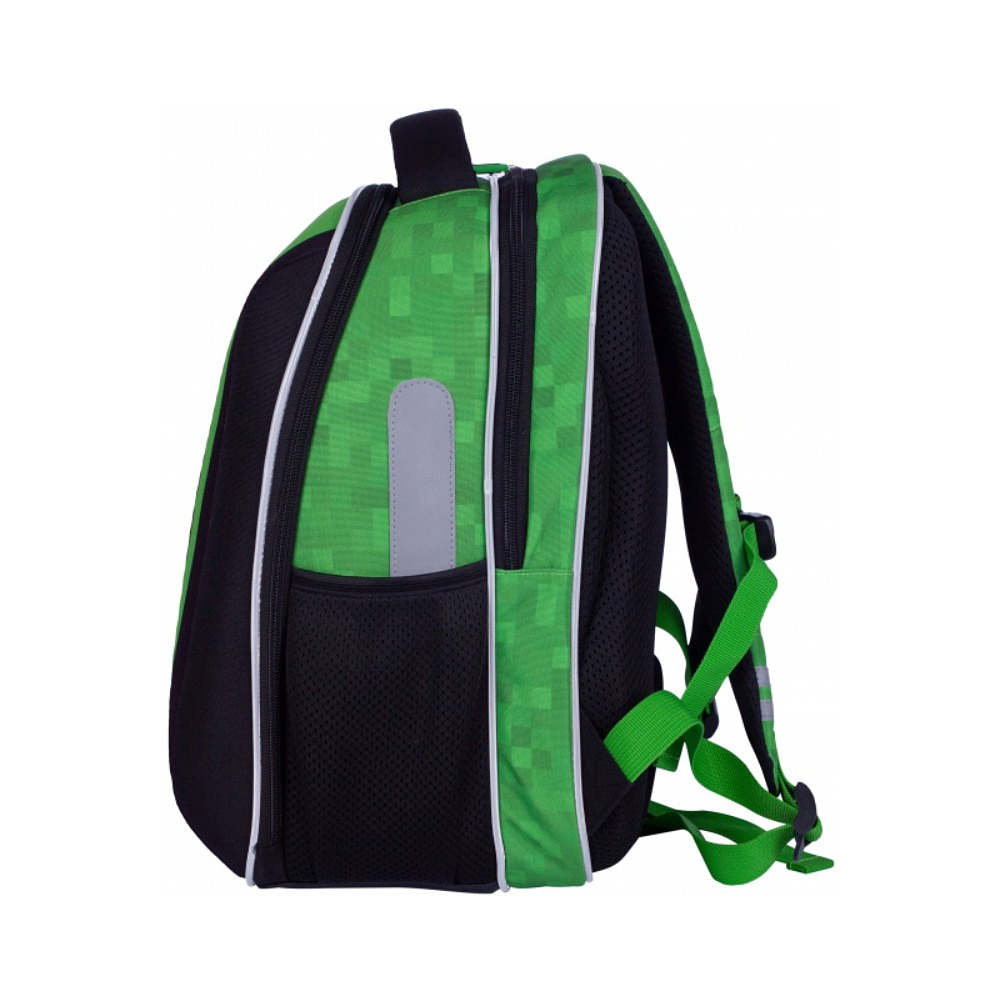Рюкзак школьный Astra "Minecraft Alex&Steven", размер S, черный, зеленый - 2