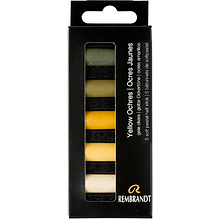 Набор мягкой пастели "Rembrandt Half Pastel", 5 цветов, охры