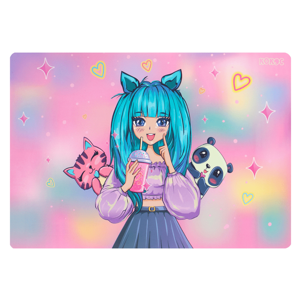 Настольное покрытие для лепки "Anime Girl", полипропилен