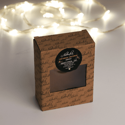 Гирлянда электрическая LED "Нить. Хвост Роса", 2 м, тепло-белый - 2