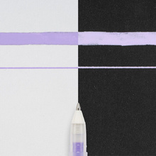 Ручка гелевая "Gelly Roll Souffle", 1.0 мм, прозрачный, стерж. пурпурный