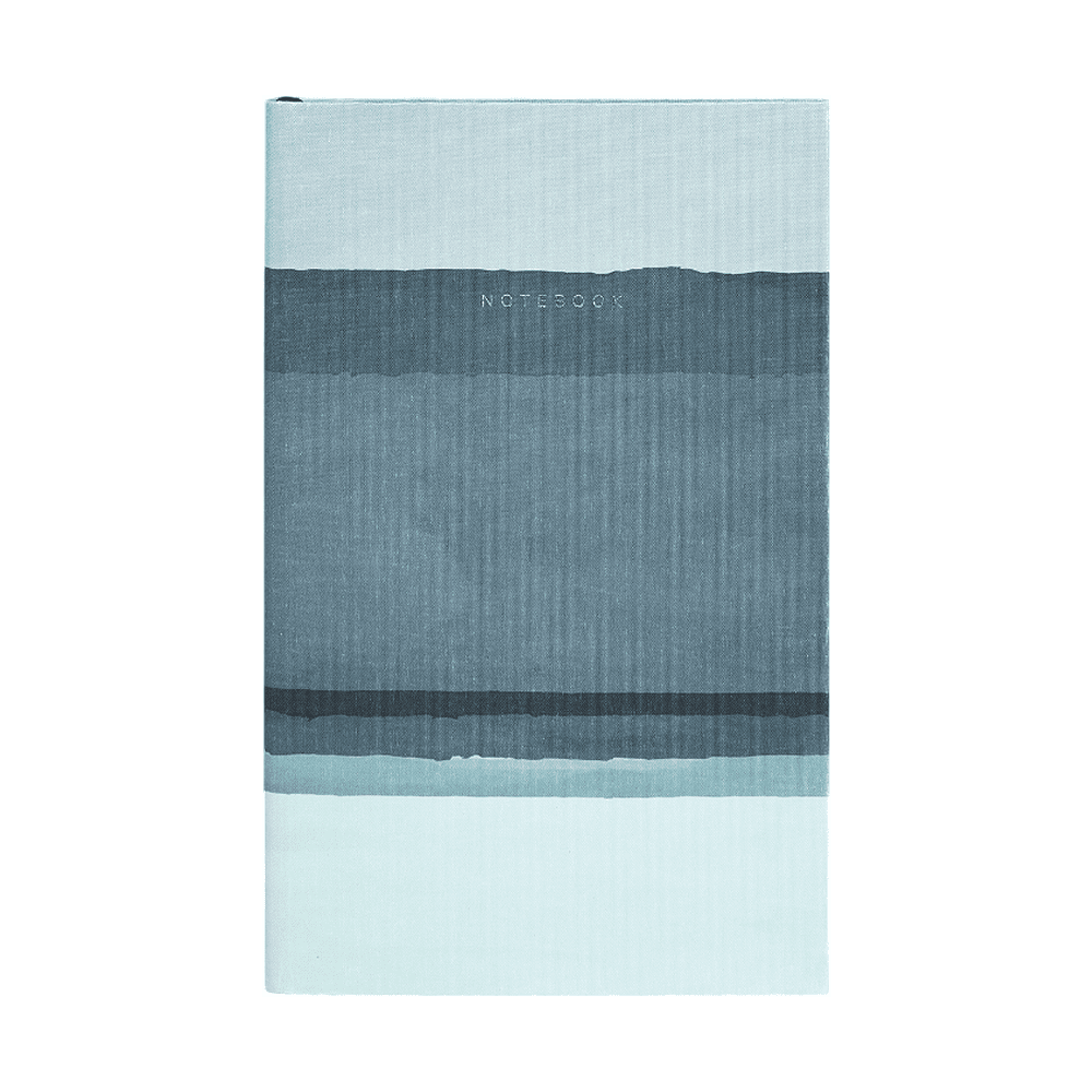 Еженедельник датированный "Stripes Shadow", А5, 96 листов, голубой, срез разноцветный, 2026